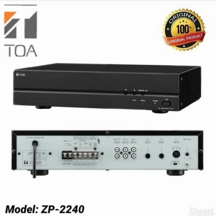 POWER AMPLIFIER TOA ZP 2240 POWER AMPLI TOA ZP2240 240 WATT ORIGINAL
