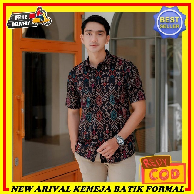 Kemeja Formal Pria Lengan Panjang Bahu Bstik Kerja Kantoran Impor Baju Kondangan Cowok Kekinian Kwme