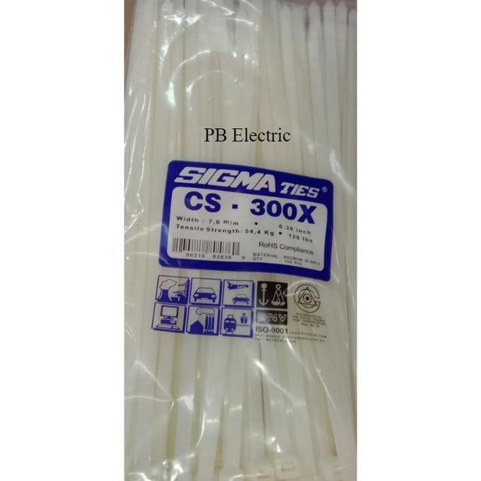

Kabel Ties Sigma Cs 300X (2 Pilihan Warna) Kualitas Premium