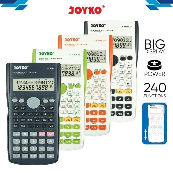 

Recomend Scientific Calculator JOYKO CC-23CO - Black