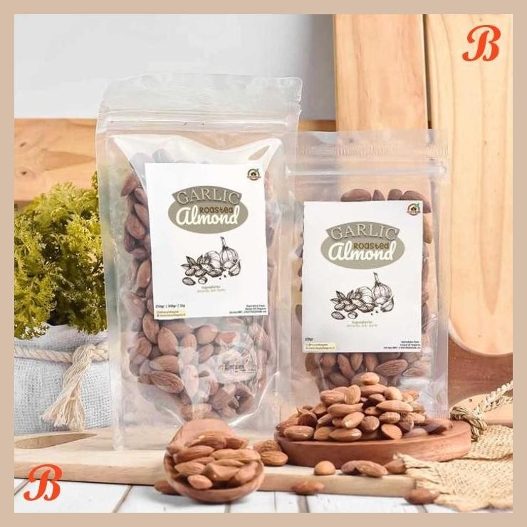 

| HOF | HOUSE OF ORGANIX GARLIC ROASTED ALMOND ( PANGGANG ) 500 GR