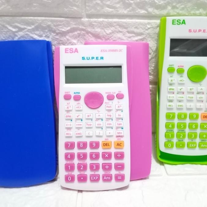

Best - KALKULATOR SCIENTIFIC ESA 350 SIN COS TAN/kalkulator sekolah !