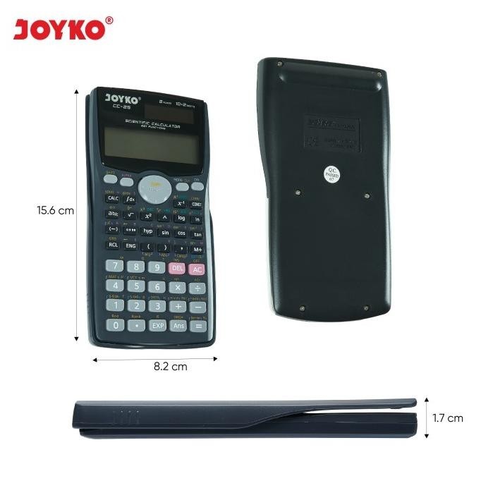 

Model Baru Joyko Scientific Calculator / Kalkulator Ilmiah Joyko Matematika - CC-23 ,,