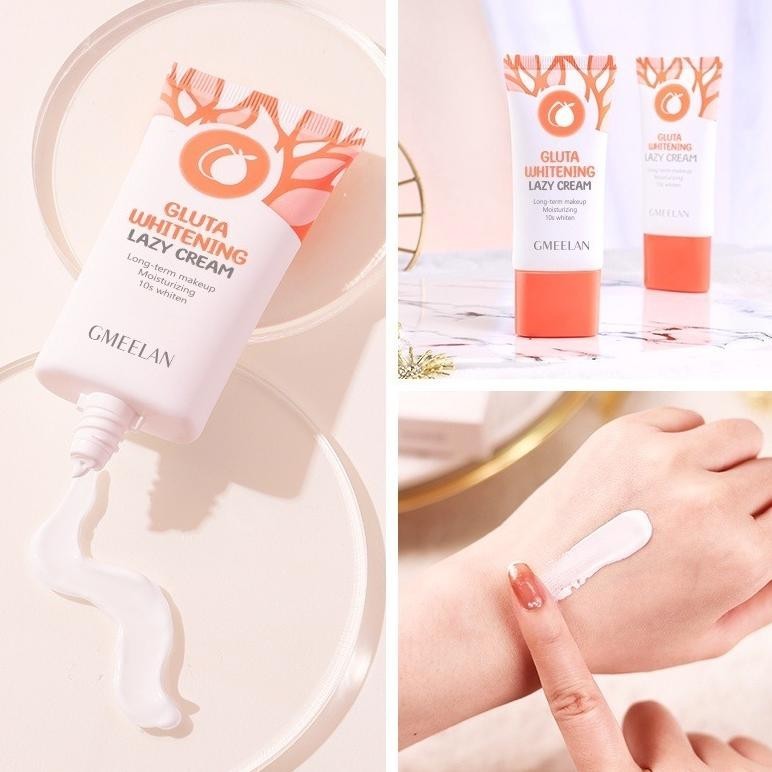 Terbaru Gmeelan Gluta Whitening Lazy Cream 30Gr-Cream Gluta Whitening Lazy Cream Wajah Skincare Whit