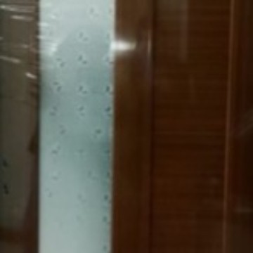 Terlaris Pintu PVC UV Kaca Motif Uk 80x210 /COKLAT ( HANYA RESI )