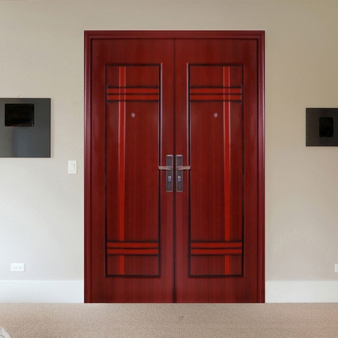 Terlaris PINTU BAJA FORTRESS FORT 150.13 DOUBLE DOOR URAT KAYU / WARNA PUTIH