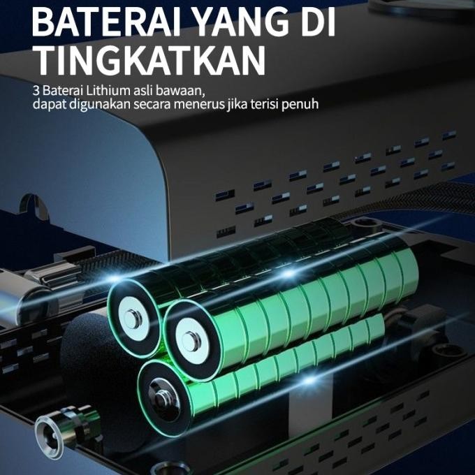 kud pompa angin mobil inflator pompa ban mobil elektrik portabel