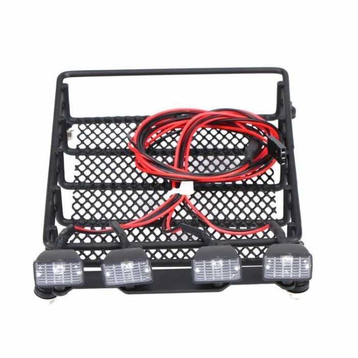 Roof rack metal with LED for RC MN D90 D99