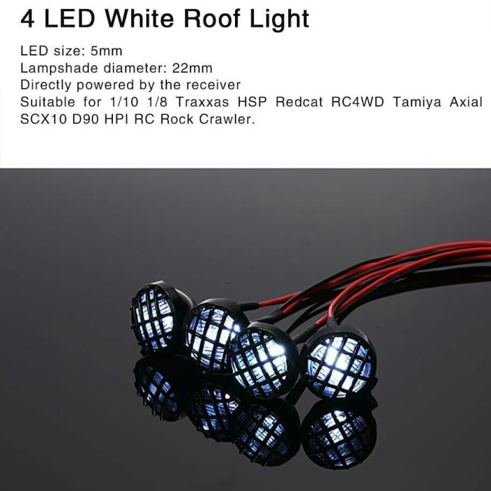 RC led light lampu atap - fog lamp