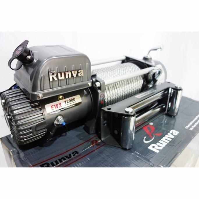 Langsung Order Runva Electric Winch Ewx-12000 24 Volt Kapasitas 5,4 Ton
