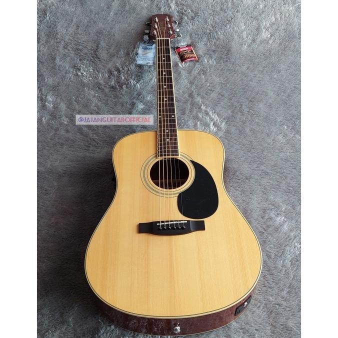 Gitar Akustik Elektrik Original Segovia D 07 Gn Include Gigbag & Strap