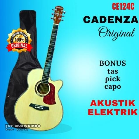 Gitar Akustik Elektrik Cadenza Original Ce124C Guitar Akustik