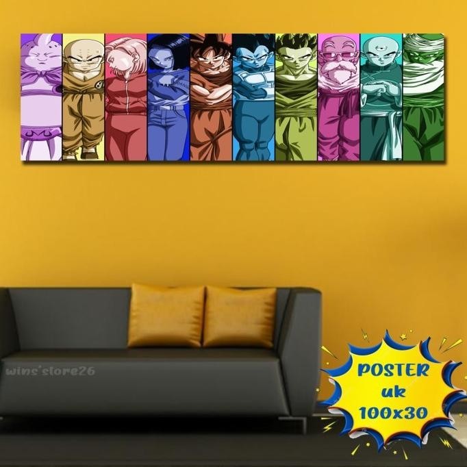 

POSTER DRAGON BALL Z 100x30 FREE LAMINATING DOFF