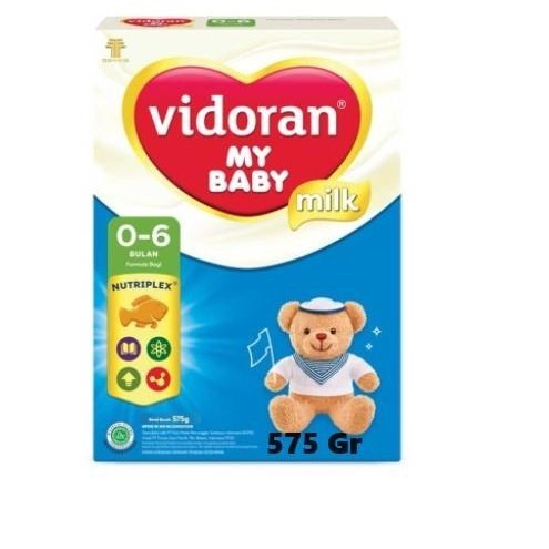 Susu Formula Bayi Vidoran My Baby Milk 0-6 Bulan 575 Gr