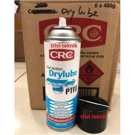 CRC DRY LUBE PTFE 3049, PELUMAS TEFLON GEMUK GREASE COATING