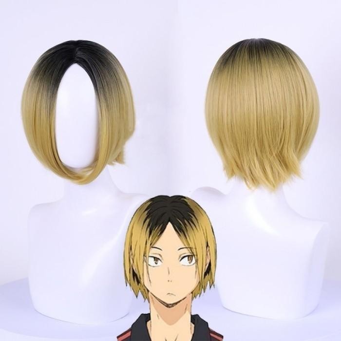 Wig Haikyuu Anime Cosplay Rambut Palsu Kenma Kozume