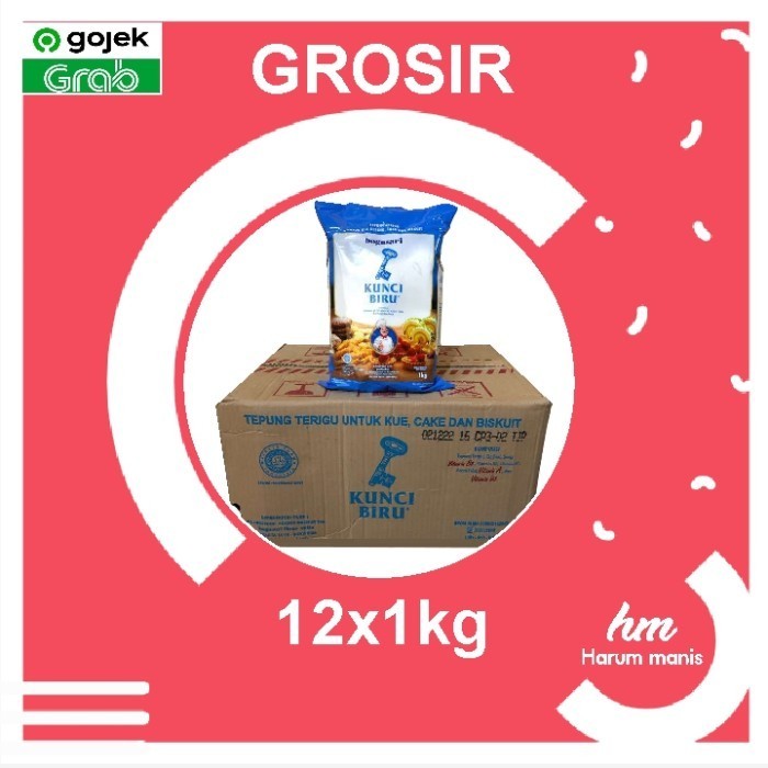 

Bettifer Tepung Kunci Biru Premium Grosir Dus 12X1Kg