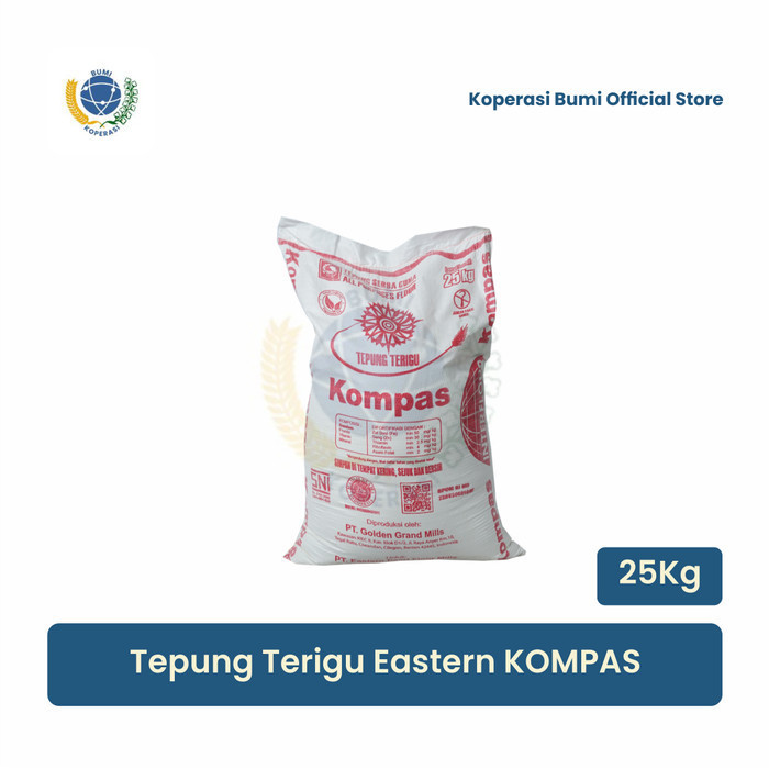

Bettifer Tepung Terigu Eastern Kompas 25Kg
