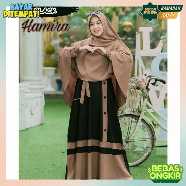 Baju Muslim Wanita Terbaru 2024 Games Dewasa Setelan Maxi Kekinian Hijab Dress Lebaran Idul Fitri Pe