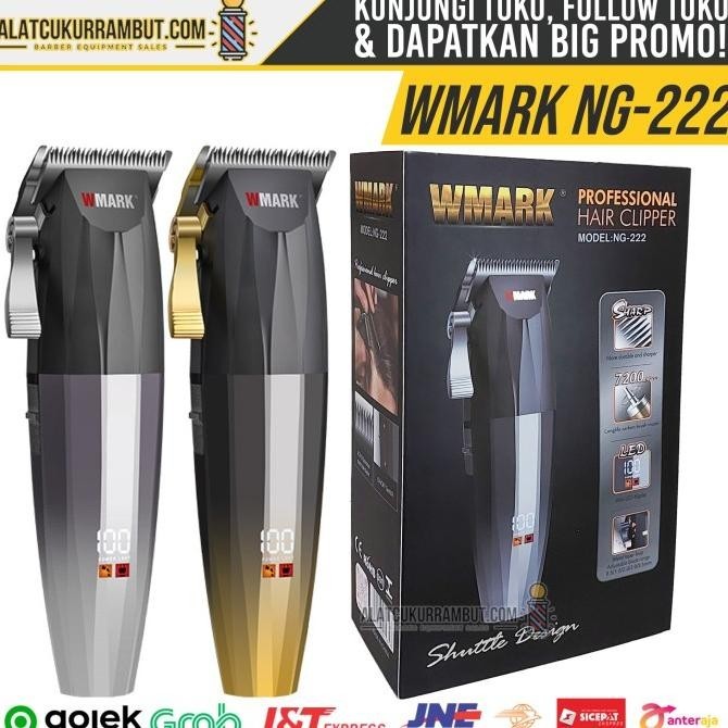 Wmark Ng 222 Alat Cukur Mesin Cukur Rambut Hair Clipper Model Jrl