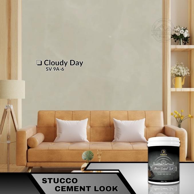 Cat Tembok Stucco Cement Expose - 5 Kg | Stucco Motif Semen Expose Kualitas Premium