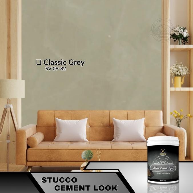 Cat Tembok Stucco Cement Expose - 1 Kg | Stucco Motif Semen Expose Kualitas Premium