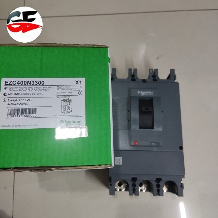 MCCB SCHNEIDER EZC400N 3P 300A