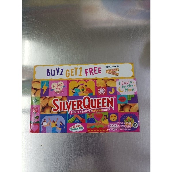 

F81 SILVERQUEEN BUY 1 GET 1 LIMITED EDITION VALENTINE 2X58GR UA1
