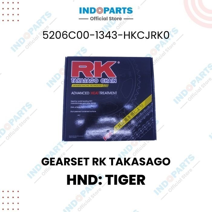 GEAR SET (girset) HONDA Tiger RK Takasago