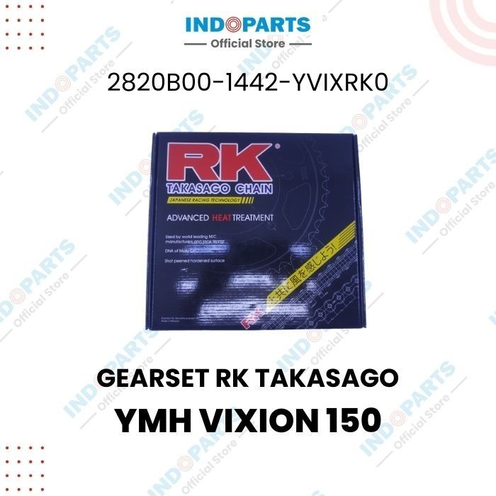 GEAR SET (girset) Yamaha Vixion 150, RK Takasago