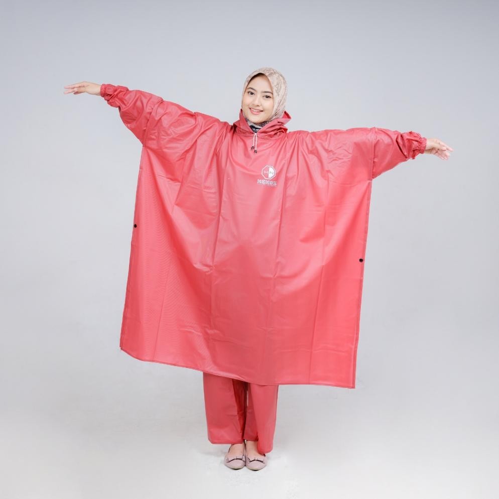 Gratis Ongkir Extra Jas Hujan Jumbo Mantel Hujan Ponco Kelelawar Jumbo Pria Wanita Original Hendz Bi