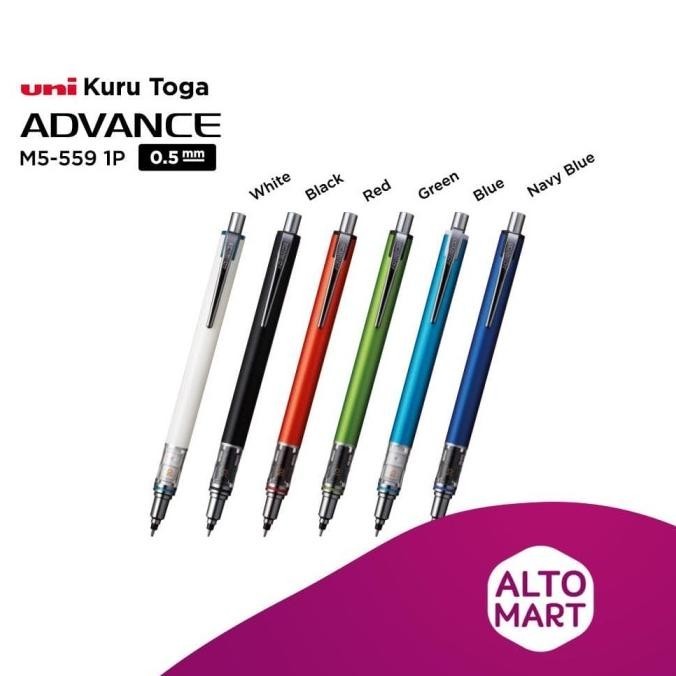 

Model baru - UNI Kuru Toga Advance Mechanical Pencil 0.5 mm - 0.3 White ..