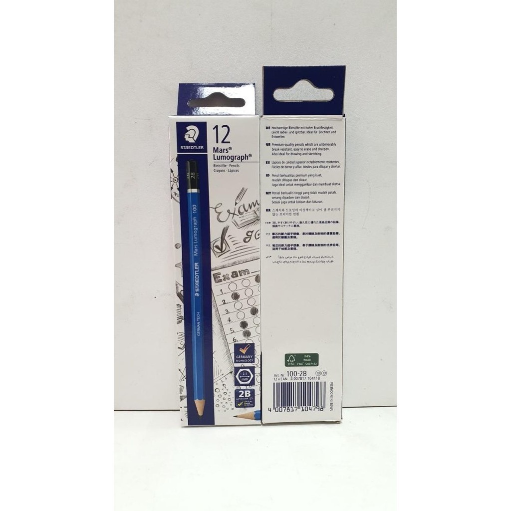 

Special - Pensil 2B Staedler MARS LUMOGRAPH 2B 12pcs !