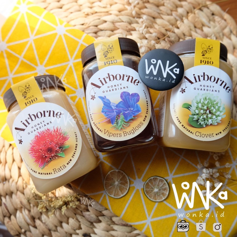 

AIRBORNE - MADU CLOVER 500 GR - NEW ZEALAND HONEY - ANTIBIOTIK ALAMI