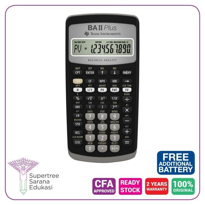 

Texas Instruments Ba Ii Plus Calculator (Standard)