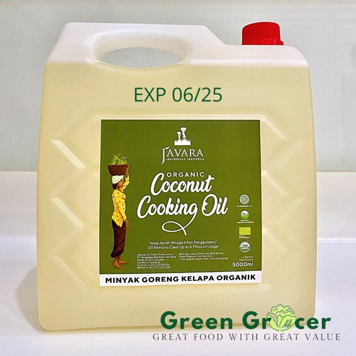 

Coconut Cooking Oil Javara 5L / Minyak Kelapa Javara Non-Aroma 5L Original Dan Terpercaya