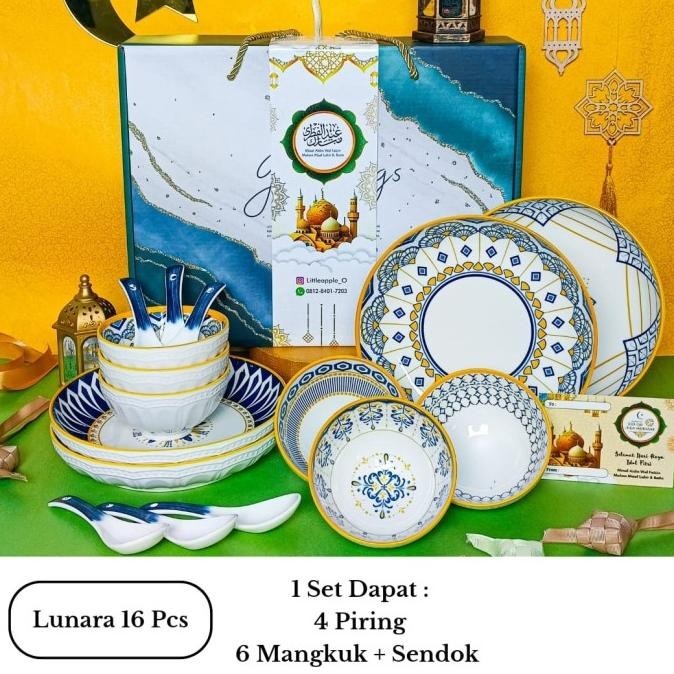 

( Hampers Lebaran ) Mangkok Piring Set Premium Peralatan Makan / Mang