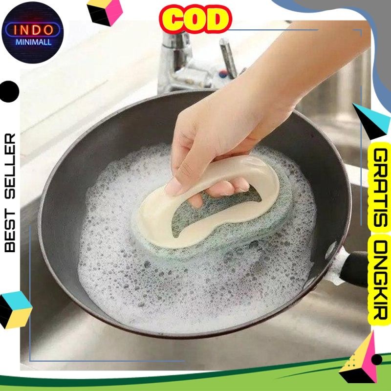 Sikat Gagang Panci Nano Magic - Pembersih Kerak Panci Gosong AC24