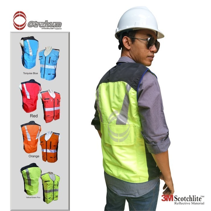 Rompi Vest Safety ( Lapangan, Bandara , Proyek) Jumbo Big Size 5Xl
