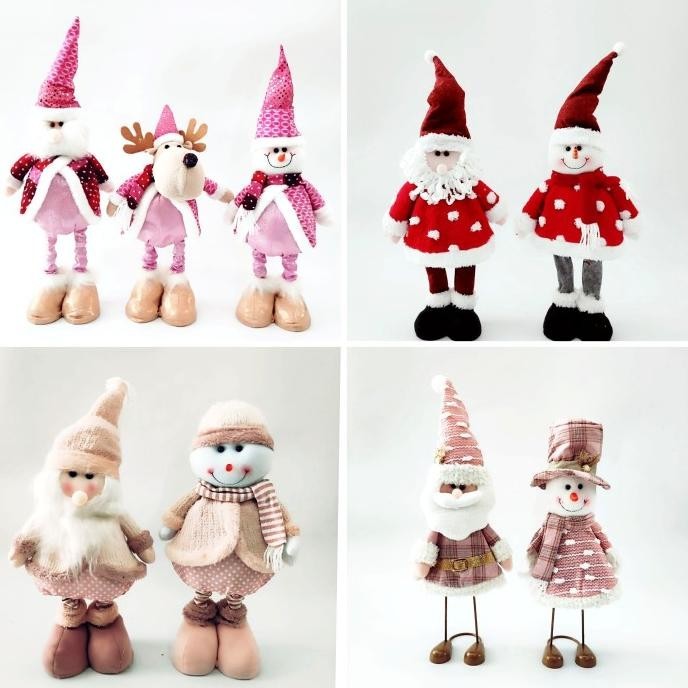 

Terbaik Boneka Kaki Panjang Dekorasi Natal Kado Santa Snowman Premium Murah Stok Terbatas