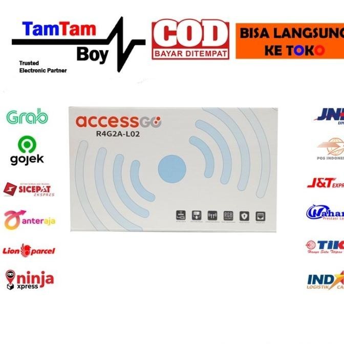 BARANG TERLARIS Router Modem Wifi AccessGo CPE 4G LTE Unlock 2 Antena R4G2A-LA