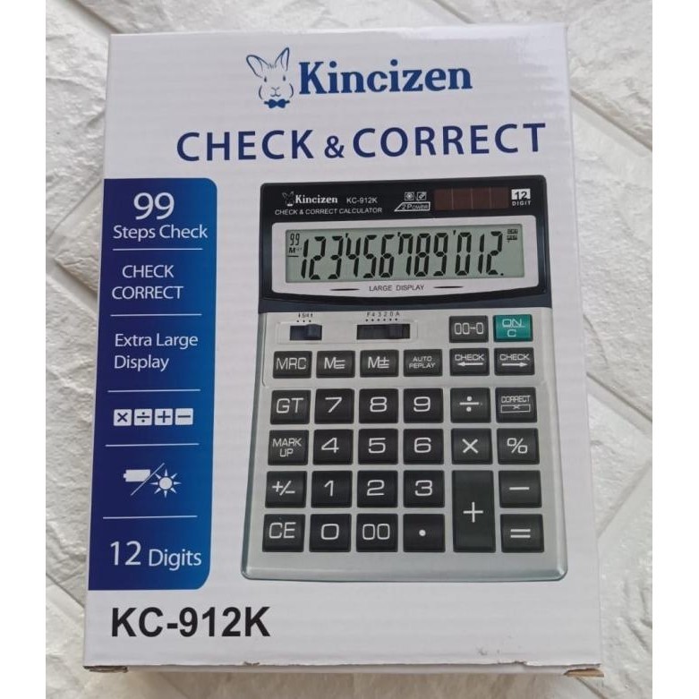 

Recomend KALKULATOR CITIZEN CT 912 K - KALKULATOR 12 DIGIT -