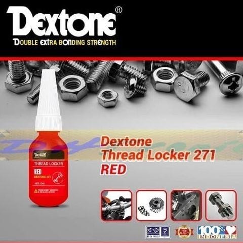 Hot Sale - Dextone Red Thread Locker 271 Lem Baud / ThreadLock .,