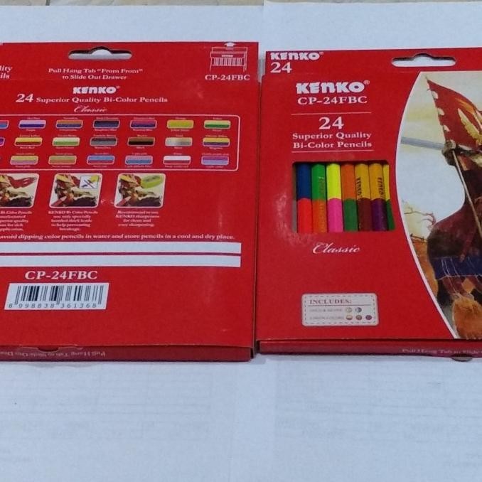 

Berkualitas KENKO PINSIL WARNA PANJANG BI COLOR 24 !