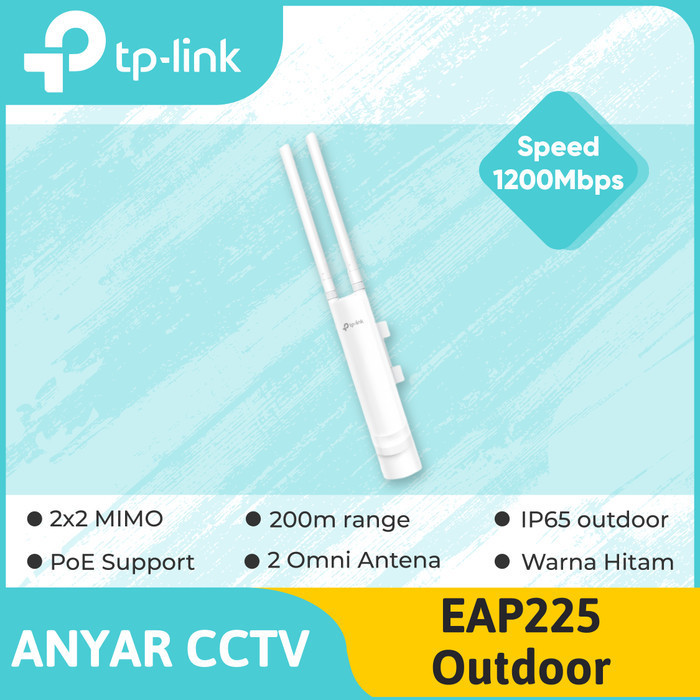 Access Point TP Link EAP225 Outdoor AC1200 Gigabit - EAP 225 Outdoor