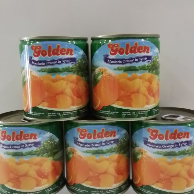 

Golden Mandarin Orange In Syrup Jeruk Mandarin 312g