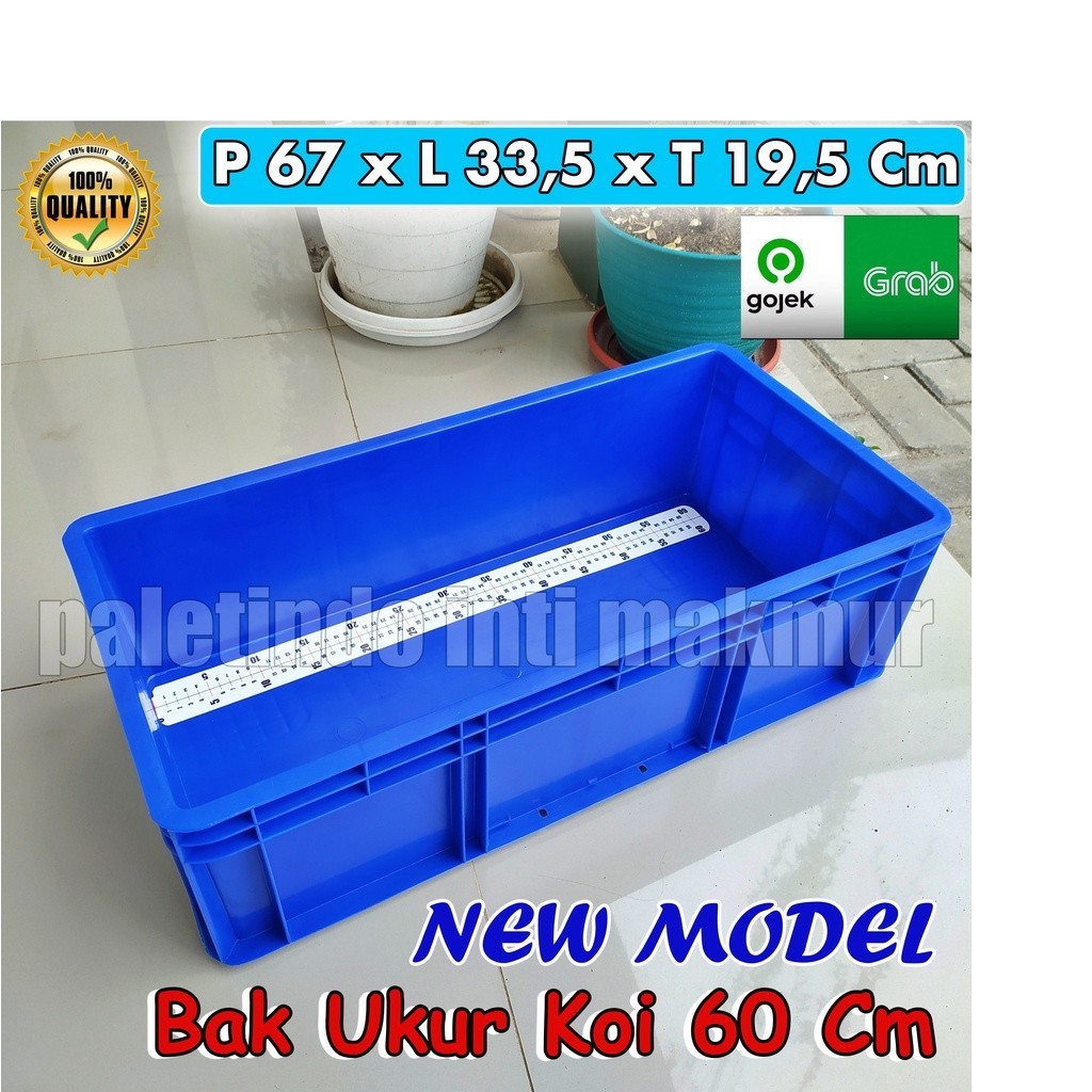 Bak Ukur Ikan Koi 60 Cm NEW MODEL Kirim GOJEK/ GRAB