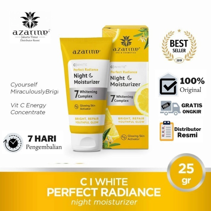 AZARINE NIGHT CREAM C WHITE PERFECT NIGHT MOISTURIZER
