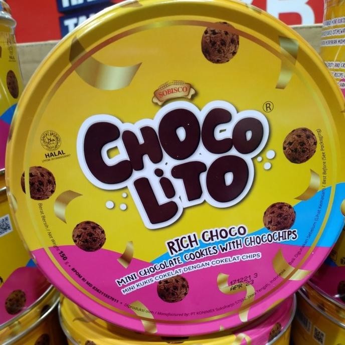 

Choco Lito Rich Choco 150Gr-Biskuit Coklat Mini Kaleng-Hampers-Lebaran Original