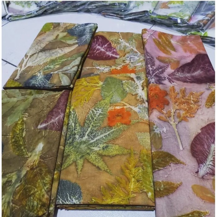 Naenggo Kain Batik Ecoprint Katun